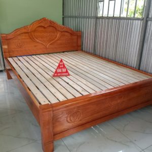 giường gỗ xoan đào
