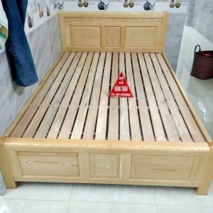 Giường gỗ sồi nga 1m6 x 2m