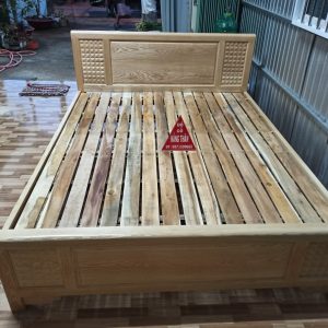 Giường ngủ gỗ sồi Nga 1m6 x 2m