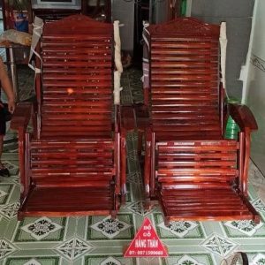 Ghế thư giãn gỗ tràm bông vàng