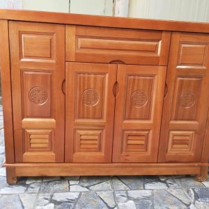 Tủ dép gỗ xoan đào lào 1m2 × 90