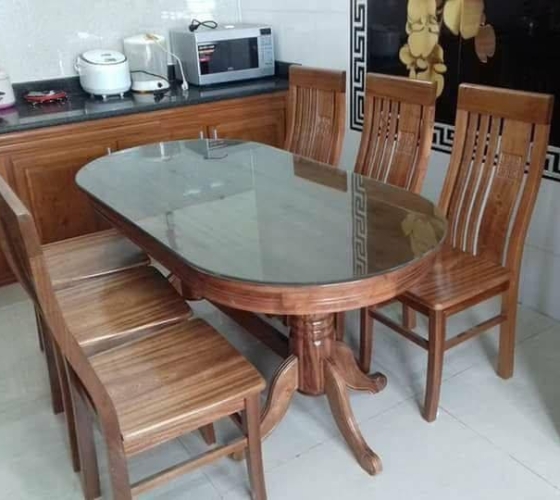 bàn ăn gỗ xoan đào (1)