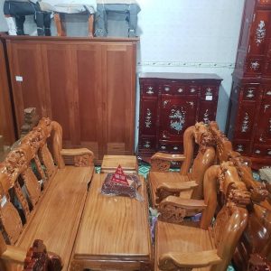 Bộ ghế phòng khách gỗ gõ đỏ ( bên ) (02)