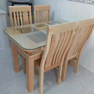 Bàn ăn gỗ sồi 4 ghế