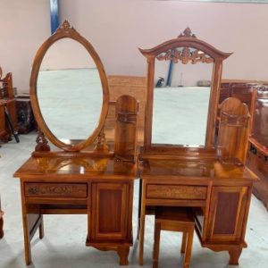 BÀN TRANG ĐIỂM GỖ TỰ NHIÊN