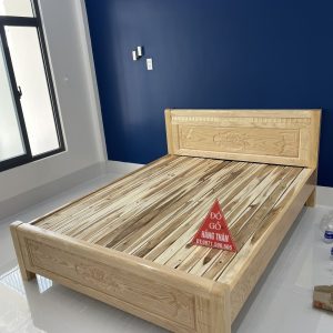 Giường gỗ sồi nga 1m6