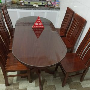 bộ bàn ăn gỗ xoan đào 6 ghế