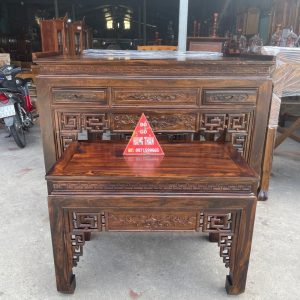Bàn thờ gỗ muồng mẹ bồng con
