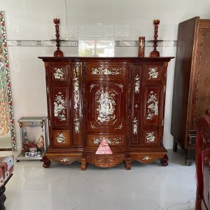 tủ thờ căm xe 6 chân 1m8