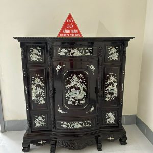 tủ thờ căm xe 6 chân