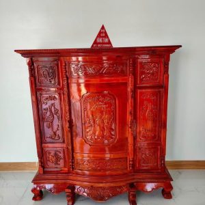 tủ thờ tràm rừng 6 chân