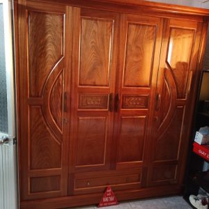 tủ áo gỗ xoan đào cánh cung