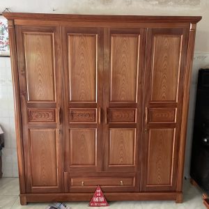 tủ áo gỗ xoan đào lào xu
