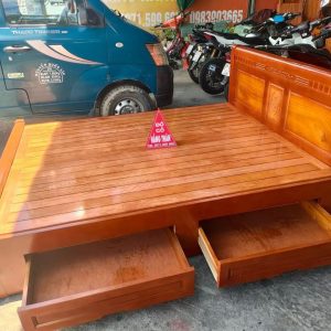 Giường Gỗ thao lao ngăn kéo